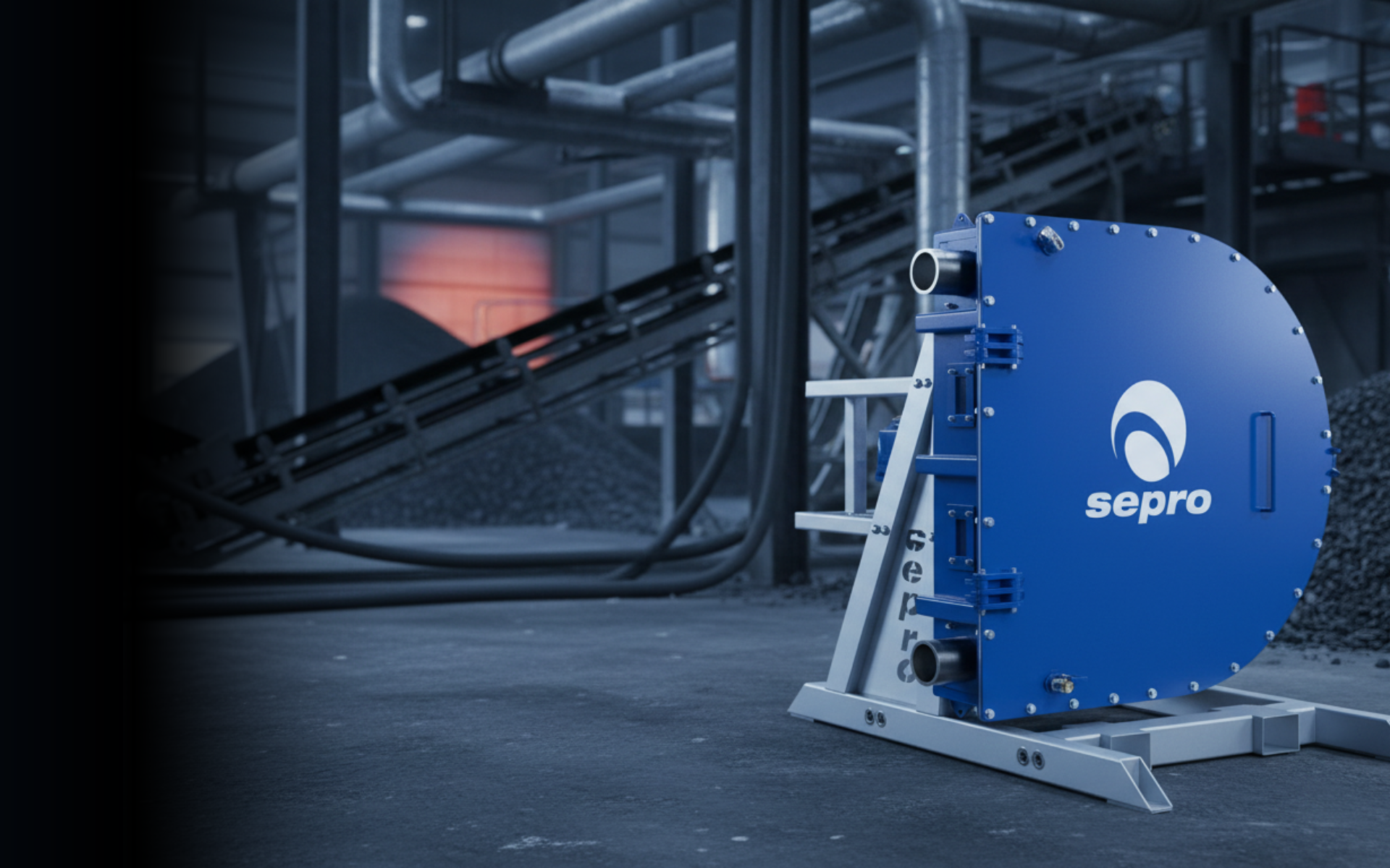 Sepro Peristaltic Pump in Mining Slurry Processing Environment