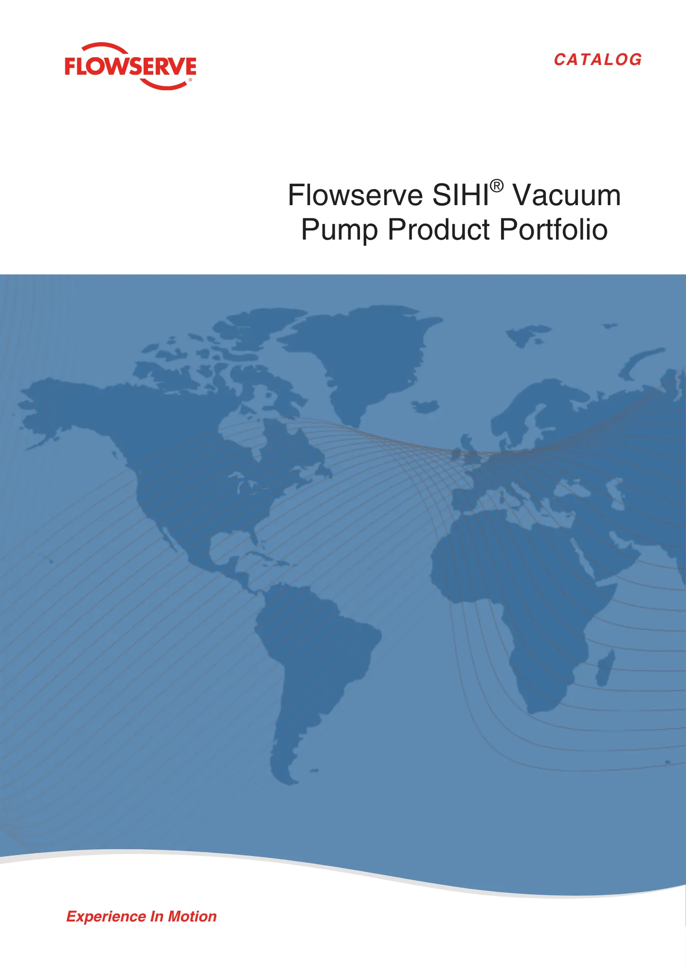 Cover of the Flowserve SIHI Vacuum Pump Product Portfolio, May 2026